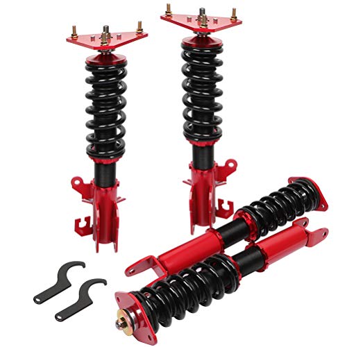 ECCPP Coilover Struts Spring Shocks Adjustable Height Suspension Struts Coil