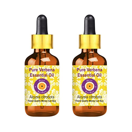 Huile essentielle de Verveine anti-stress naturelle Aloysia citrodora pure 2x100ml