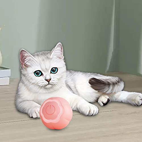 Bola de brinquedo interativa inteligente para gatos, brinquedos automáticos eletrônicos inteligentes