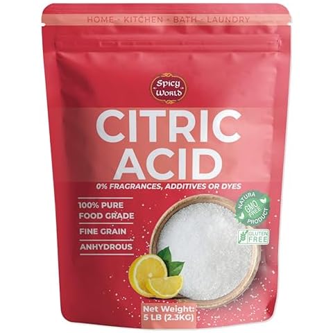 Spicy World Citric Acid 5 LB Bag Cover