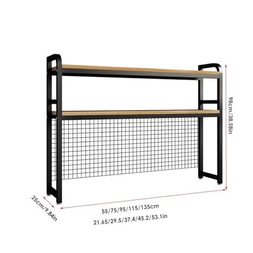 Escritorio elegante 95 cm XJBTBA con estantería pequeña para liberar espacio 2