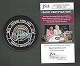 Daniel Sprong Signed Charlottetown Islanders Official Game Puck Canucks JSA COA - Autographed NHL Pucks