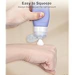 Quatish Travel Bottles for Toiletries 6 Pack, Original Patented Leakproof 3 oz Tsa Approved Travel Size Containers, BPA Free Silicone Shampoo and Conditioner Bottles, Camping Essentials - Image 4