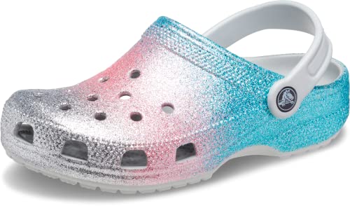 Image of Crocs Classic Shimmer /Multi Clog-(206992-0ZT)-9 Kids UK (C9)
