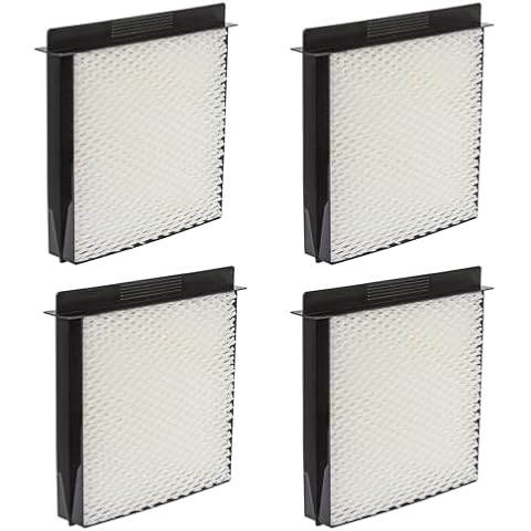 Ximoon 1040 Replacement Humidifier Wick Filter for Essick Aircare Humidifier Model B40 B40-C 3D6-100 7D6-100 B23-710 B23-810 D46-720 MA-0300 MA-0500 TD6-710 E27-000 E35-000 5000 7000-4 Pack Cover