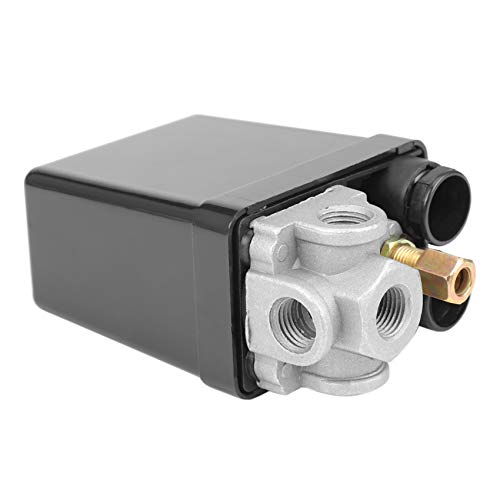 Yaregelun Heavy Duty Air Compressor Pressure Switch Control Valve 90 PSI -120 PSI Black