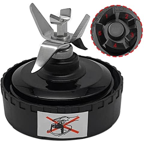 Ersatz Entsafter Klingen für Ninja Smoothie Maker QB3001EUS 700W/ QB3000/ QB3000SS/ QB3000SSW/ QB3004/ QB3005, Nutri Ninja Extractor Blade Ersatzteile Nur für 16 oz Becher Cover