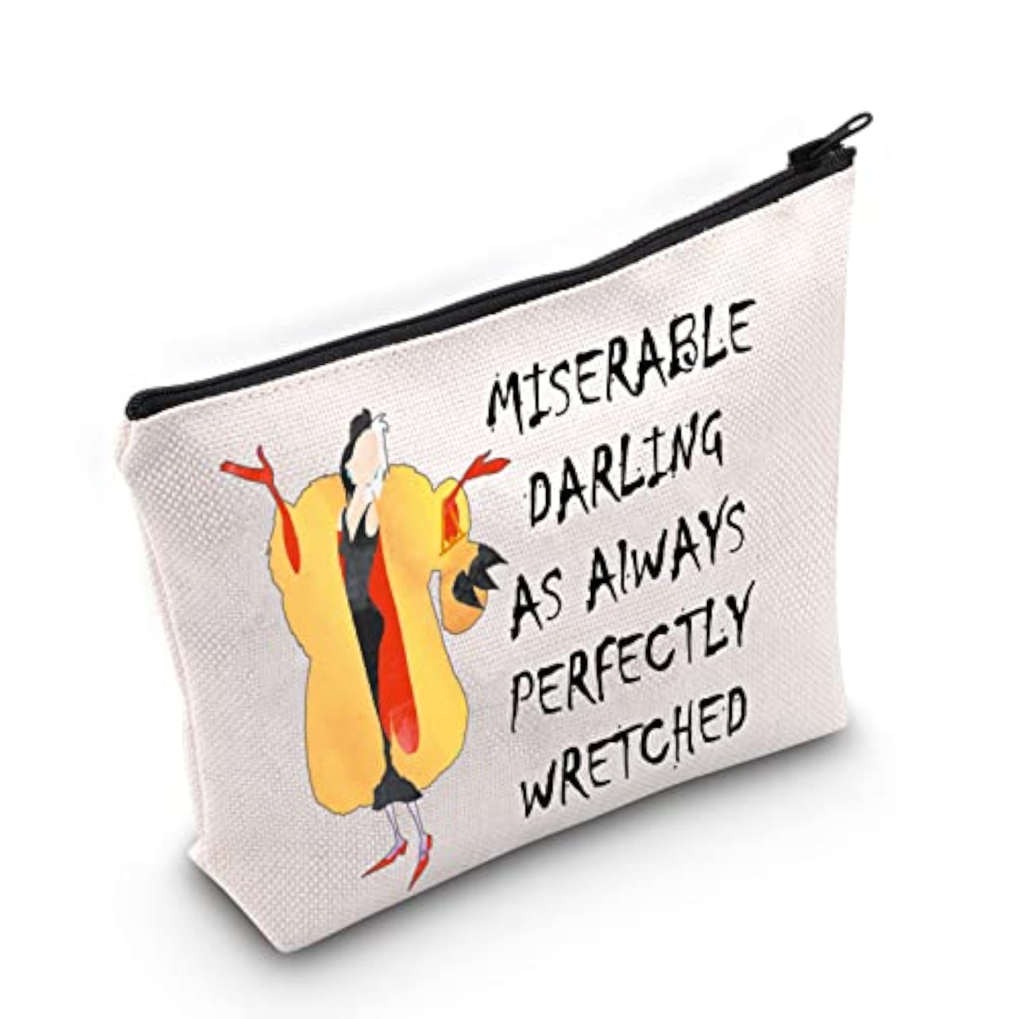 Evil Queen Gift Makeup Bag, Cruella Fans Magic Gift