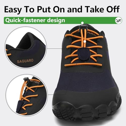 Miniatura 4 de Saguaro Barefoot Zapatillas De Trail Hombre Escarpines Mujer Zapatos De Agua Minimalistas Zapatillas De Deporte Acuaticos Exterior Interior Azulnegro 39