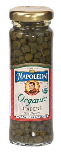 Napoleon Organic Nonpareil Capers, 3.5-Ounce Jars (Pack of 6)