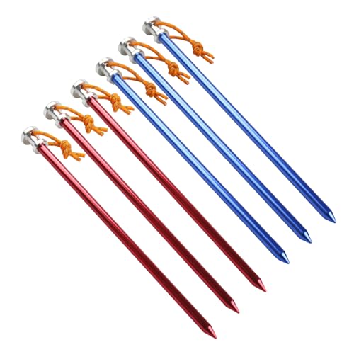 Piquets de tente en aluminium parfaits pour le camping sur la plage et en forêt