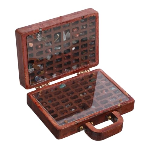 Boîte de rangement pierre naturel Healeved compacte avec compartiments - 2