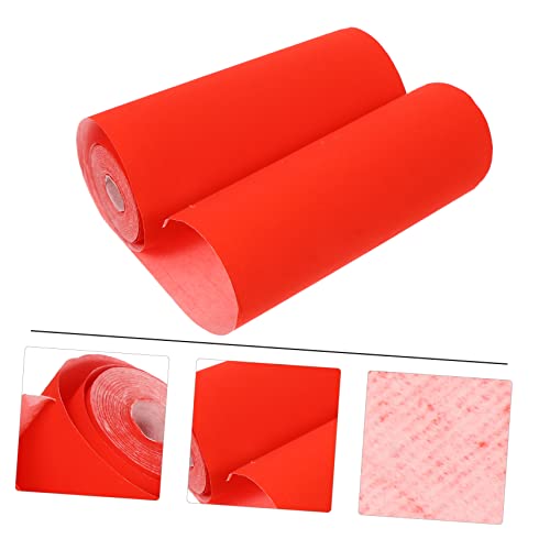 NUOBESTY 2 Rolos papel dístico de primavera papel de carta papel carta papel xuan de arroz vermelho