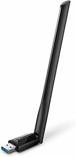 TP-Link Archer T3U Plus AC1300 High Gain USB WLAN Stick Adapter with Antennas (up to 867 Mbps 5GHz, 400 Mbps 2.4GHz, Compatible with Windows 11/10/8.1/8/7, Mac OS 10.15 and Earlier