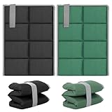 Jyongrmy 2 Piezas Esterilla Plegable 39 × 29.5 × 1 cm, Impermeables y Aislantes Térmicos Estera Plegable, Portátiles Cojin Silla Exterior para Picnics al Aire Libre, Senderismo, Acampadas y Pesca