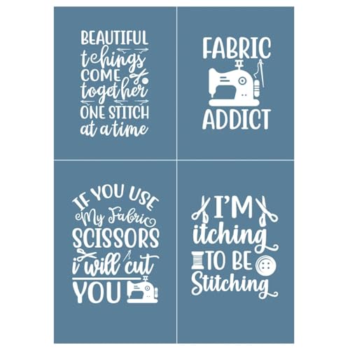 MANGOUSONG Screen Printing Kit,22x28cm Flower Rose Self-Adhesive Silk Screen Printing Stencil Festival Themed Reusable Mesh Stencils Transfer Washable for Painting Style 18