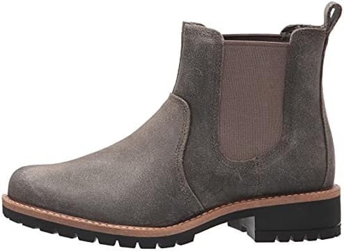 ECCO Women's Elaina Chelsea Boot Hydromax, Tarmac Suede, 8-8.5 | Image 7