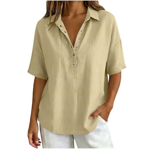 70% Off Women's Cotton Linen Shirts - Use Code F57T6QDD - Image 5
