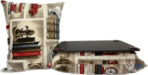 Almofada Suporte para notebook Livros Bandeja Preta