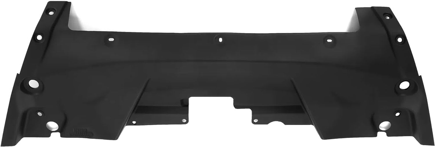KUAFU Radiator Support Cover Compatible with 2014-2018 Jeep Cherokee Replacement for CH1224104 68138372AH PP Plastic Black