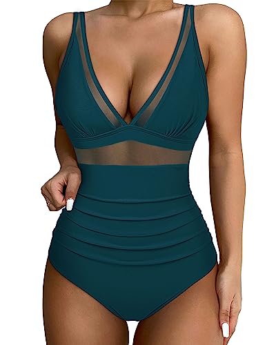 Shesways® Mesh Push Up Bathing Suit