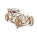Leepus Puzzle in legno 3D Supporto per auto d'epoca Modifica della copertura superiore Kit modello meccanico Giocattolo di assemblaggio fai-da-te Kit di artigianato in legno Decorazione da scrivania