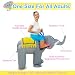 Inflatable Costume for Adult Elephant Costume Halloween Blow Up Ride on Elephant Costumes Animals Suit for Men Women Cosplay Party