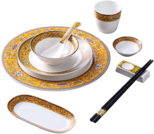 Ensemble de vaisselle complète avec assiette et porte-couverts pour table - 2