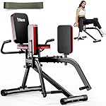 Hip Abductor Machine for Women/Men, Compact Glute Machine & Leg Exercise Equipment with Resistance Band, 6-Level Adjustable Booty Builder for Home Gym, Ultra Quiet, 360° Adjustable Leg Pads