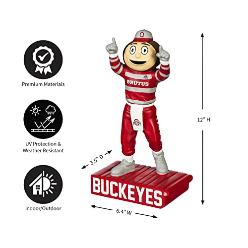 Team Sports America 84973MS Ncaa Ohio State University Fun Colorful Mascot Statue 12 Inches Tall thumb #2