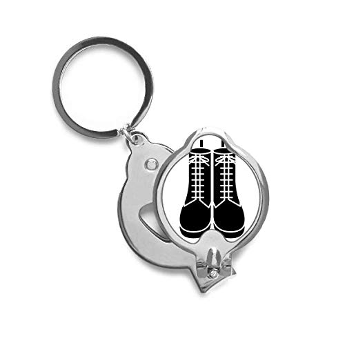 Coupe-ongles précis motif bottes noires pour silhouette nette