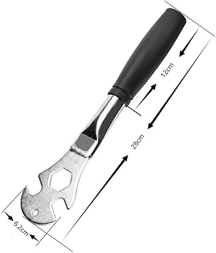 Multi-Function Wrench with Ergonomic Handle, Stainless Steel