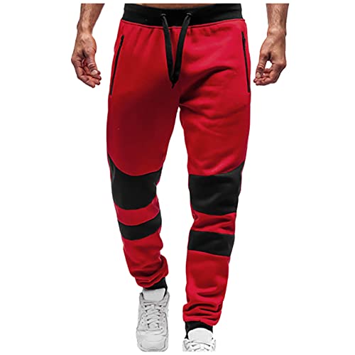 Calça masculina slim fit calça de moletom masculina de lã casual para uso ao ar livre esportiva masc