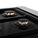 ZLINE Autograph Edition 36 in. 4.6 cu. ft. Legacy Dual Fuel Range with 6 Burner Gas Cooktop and Electric Convection Oven in Satin Stainless Steel and Champagne Bronze Accents (RASZ-SN-36-CB)