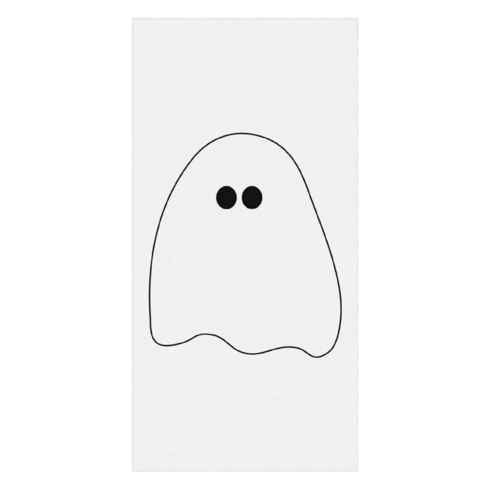LWORZIIB Beach Towel, Ghost Bath Towel, Pool Towel Great for Gym Swimming 80 X 160cm
