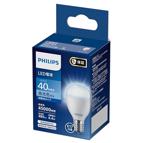 Philips(�t�B���b�v�X) LED�d�� E17���� 40W���� �����F �L�z�� LDA4D-G-E17/E/K/1P-A