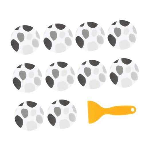 BRIGHTFUFU 10 Pcs Fita Antiderrapante Para Banheiro Adesivo Antiderrapante Para Banheiro Adesivo Redondo Antiderrapante Para Banheiro Tira De Fita Antiderrapante Anti Derrapante Volta Peva