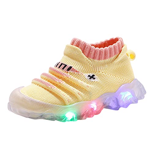 USYFAKGH Kids Shoe Wheel Kid Running Shoe boy Kid Running Shoe boy Girls Shoe Wheels boy Casual Shoe boy Casual Shoe Yellow