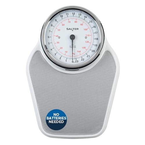Salter Academy Mechanical Bathroom Scale, 150 Kg Capacity, Easy Read Dial
