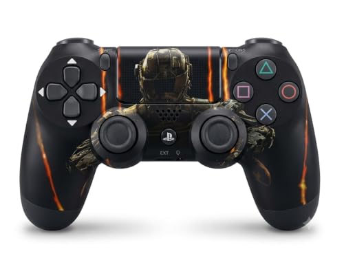 Wireless Controller for P-S-4 (Third-Party Generic, Non-OEM), Compatible with gaming console Slim/Pro, 6-Axis Dual Vibration Gamepad, Touchpad, 800mAh Rechargeable Battery Black Military Camo Design