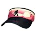 Headsweats Reflective Bigfoot Sunset Super Visor, One Size, Black/Orange