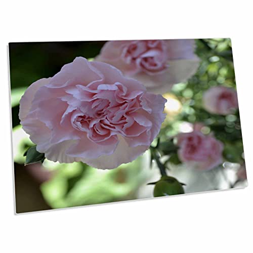3dRose Patricia Sanders Flowers - Pad para escritorio rosa miniatura 1