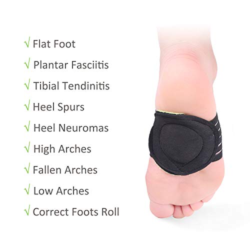 Arch Support,3 Pairs Compression Fasciitis Cushioned Support Sleeves, Plantar Fasciitis Foot Relief Cushions for Plantar Fasciitis, Fallen Arches, Achy Feet Problems for Men and Women… - Thumbnail 7