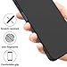 Wanglaism Cover for ZTE Blade A36 Phone Case and 2x Tempered Glass Screen Protector, Black Soft Silicone TPU Protective Bumper Case