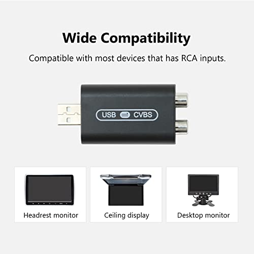 Adaptador EONON USB a RCA CVBS Video A506 miniatura 4