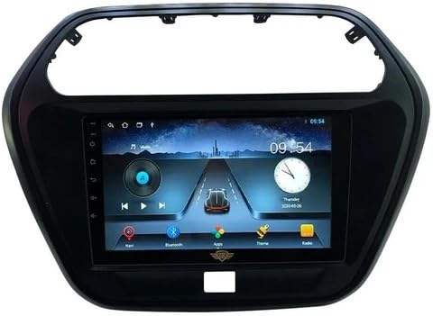Image of Original QLED 9 inch Zlink Car Android Stereo | OS 13 | 4GB+64GB | Display Support Car Play & Android Auto | incl. AHD Rear Camera & Frame Compatible with Mahindra TUV 300-1 Year Warranty