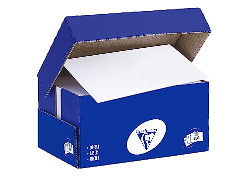 Enveloppe Clairalfa 110x220 DL blanche 90 g/m2 boîte de 250 pour impression laser et jet d'encre