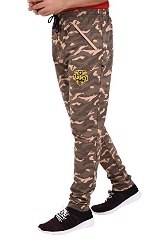 Image of Neo Garments Men's Cotton Solid Regular Fit Trackpants /Jogger /Trouser with Side Pockets