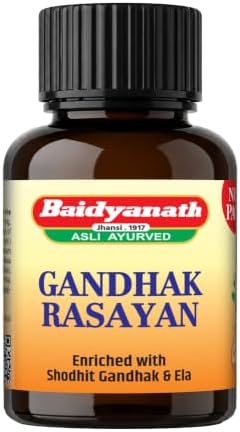 Baidyanath Jhansi Gandhak Rasayan, Vegetarian, 1 Count