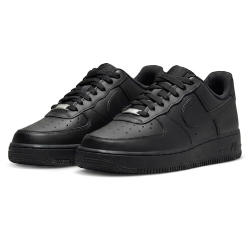 [ナイキ] ウィメンズ エアフォース 1 07 WMNS AIR FORCE 1 07 black/black-blk-blk dd8959-001 スニーカー ロー ブラック AF1 24cm [並行輸入品]